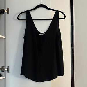 Naked Zebra Black Tank Top